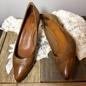 Brown Leather SESTO MEUCCI Heels.